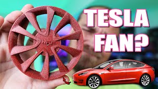 WHAT IF a Tesla Model 3 Sport Wheel was a FAN? – Fan Showdown S3E4