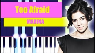 MARINA - Too Afraid (Piano Tutorial) By MUSICHELP screenshot 5