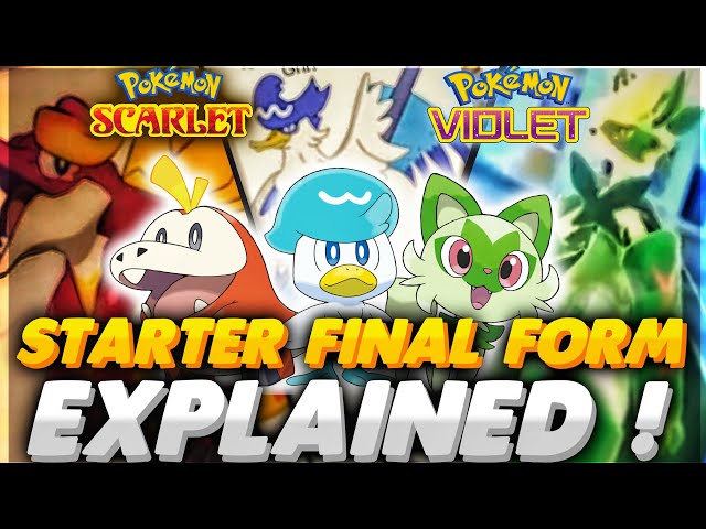 Pokémon Scarlet & Violet Leak: New Monsters, Starter Evolution