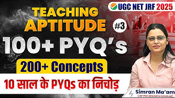 UGC NET JRF 2025 | Teaching Methods 100+ PYQs | Based on New NTA Pattern | Simran Ma’am