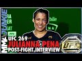 Julianna Pena offers Amanda Nunes a rematch after UFC 269 title upset