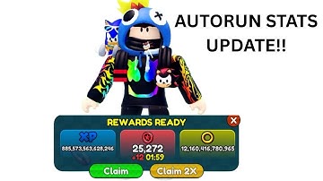 My little Auto run stats update (Sonic speed simulator)