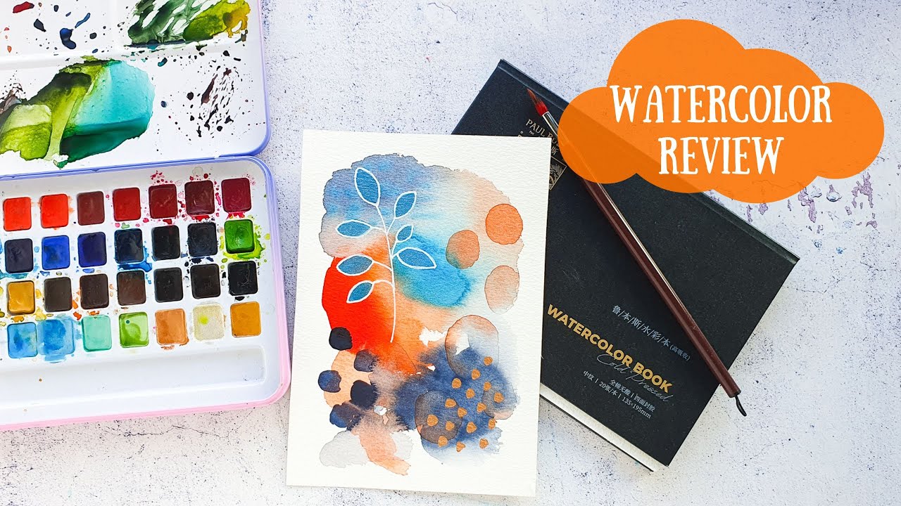Abstract Painting with the Paul Rubens MeiLiang Watercolors / Pretty Excellent Review
