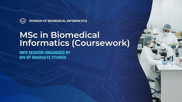 NUS Medicine Master of Science in Biomedical Informatics Info Session 2025