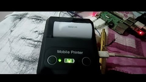 F2C thermal printer with raspberry Pi via USB #raspberrypi  #F2Cthermalprinter