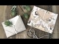 Horizontal Kimono Gift Wrapping Tutorial (*for shallow, rectangular boxes)