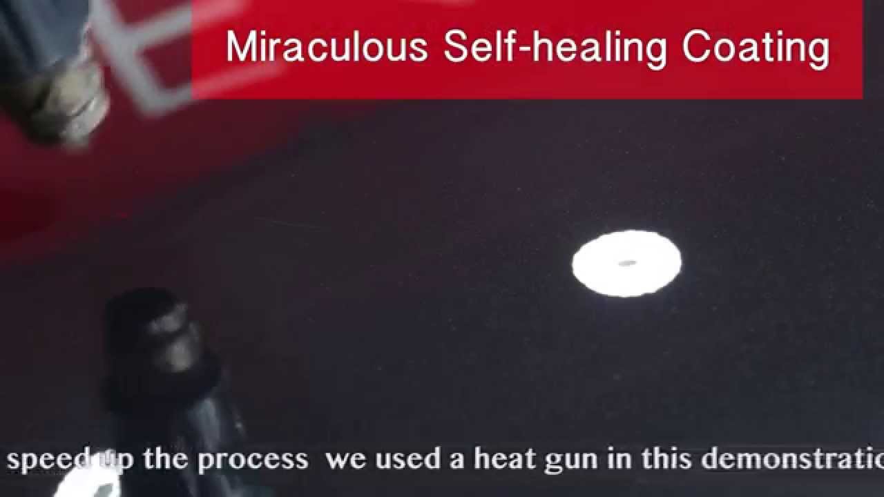 Nissan self healing paint youtube