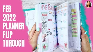 A5 Planner Flip Through / February 2022