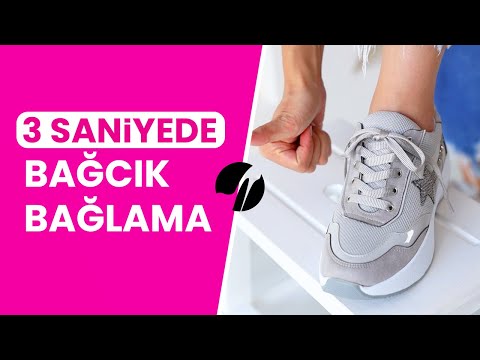 3 saniyede ayakkabı bağcığı nasıl bağlanır?  | How to tie shoelaces in 3 sec?