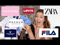 SUMMER CLOTHING HAUL AND TRY-ON (SUSTAINABLE!) | ZARA, PRETTY LITTLE THING, LEVI'S, PACSUN