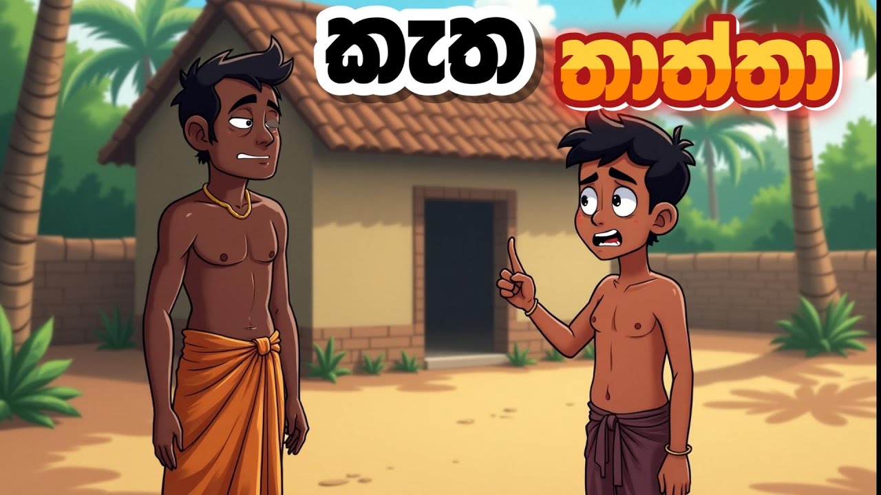 මම කැමති නෑ ඔයා මගේ තාත්තා කියන්න/ Ugly Father/Sinhala Cartoon/ Lama kathandara #sinhalacartoon