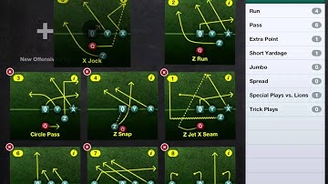 Rearrange Plays - Flag Football Playmaker iPad App v2.0
