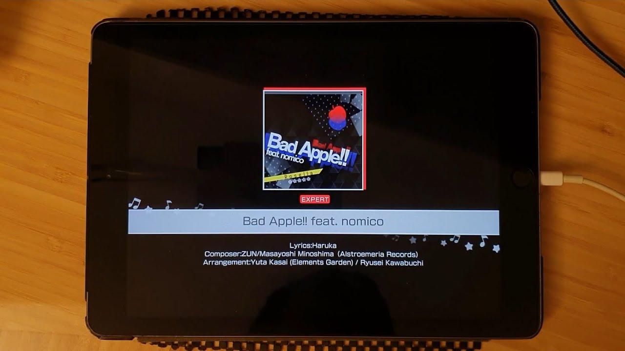 Bandori! 【Handcam】 Bad Apple!! feat. nomico ー Roselia 【EX】 All Perfect full combo