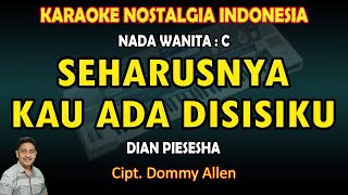 Seharusnya Kau Ada Disisiku Dian Piesesha karaoke versi Vanny Vabiola nada rendah C