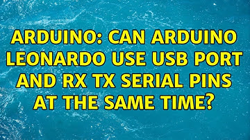 Arduino: Can Arduino Leonardo use USB port and RX TX serial pins at the same time?