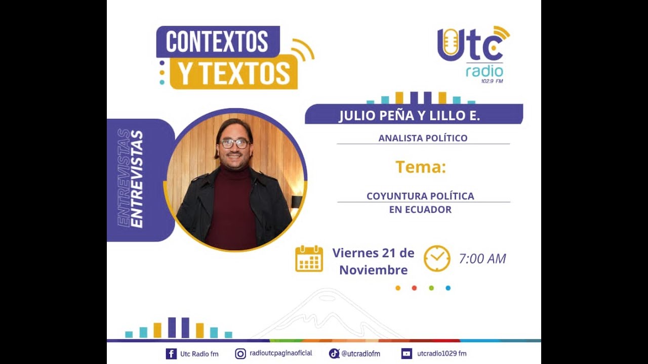 Análisis de Coyuntura Política Ecuador post Consulta Popular. Entrevista a: Julio Peña y Lillo E.