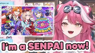 Raora can't hold her excitement when looking at the new hololive members, Asobi Mawaritai