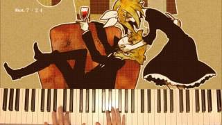 Video thumbnail of "[Piano] 鏡音レン The Riddle Solver who can't solve Riddle Len ナゾが解けない ナゾトキ【 弾いてみた】"