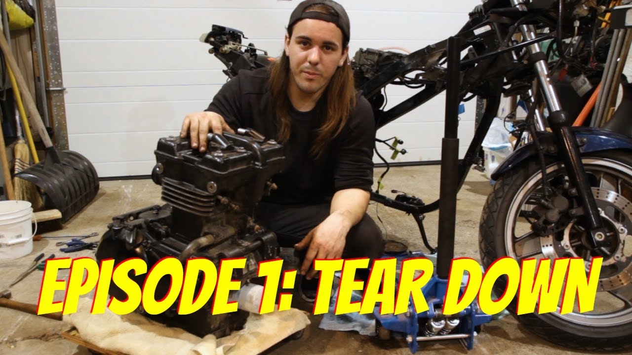Ninja 250R 500cc Swap: Episode 1 | Ninja 500 Disassembly