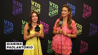 GiaNina Paolantonio talks friendship with Charli D'Amelio at Vidcon | Hollywire