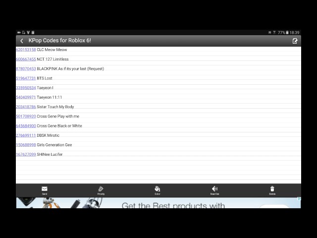 Kpop Codes For Roblox 6 Youtube - roblox picture codes bts