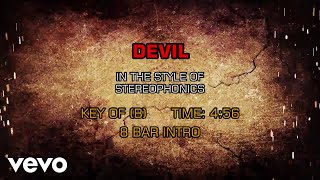 Stereophonics - Devil (Karaoke)
