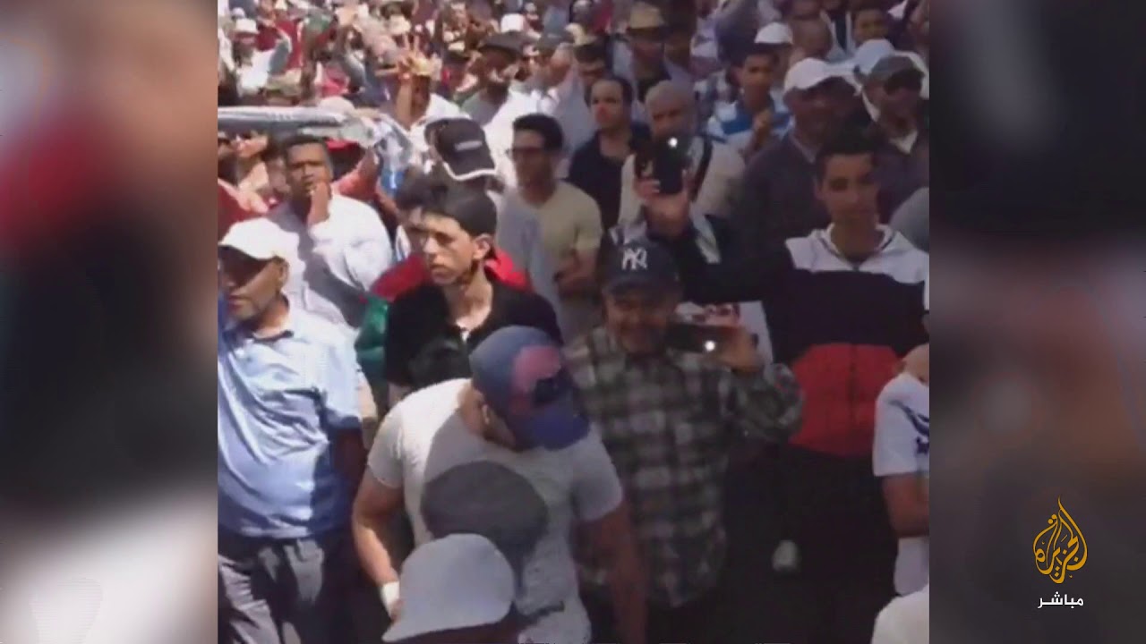 مظاهرة حاشدة وسط العاصمة المغربية الرباط تندد بصفقة القرن