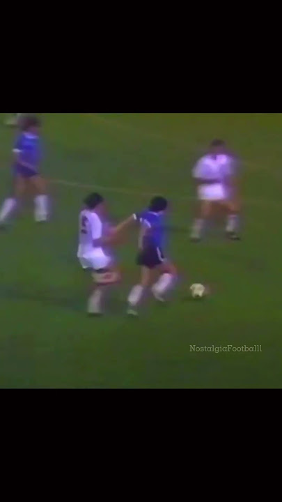 Maradona Perfect Dribbling and Then Assist #shorts