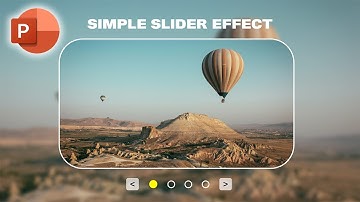 Simple Image Sliders in PowerPoint Tutorial - Carousel Effect