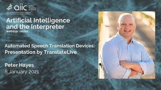 AI & interpreting. Demo: TranslateLive's Peter Hayes presents "Instant Language Assistant" screenshot 5
