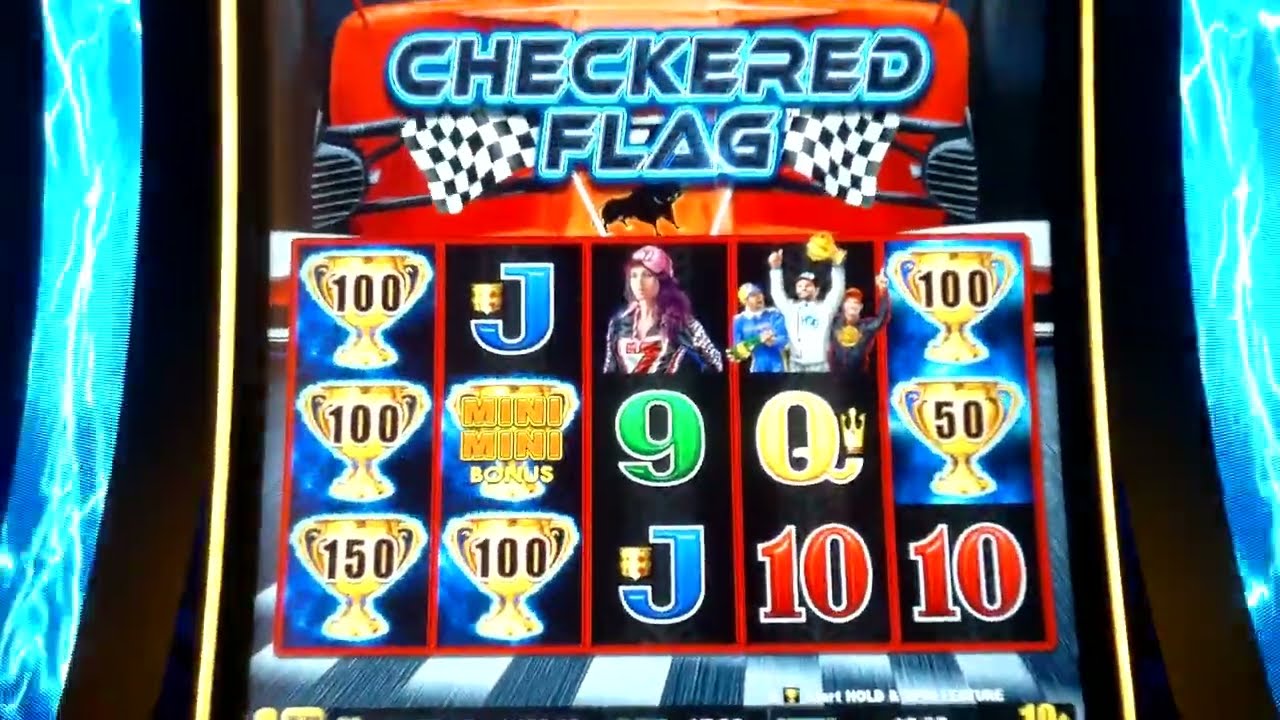 Bonus after Bonus on CHECKERED FLAG LIGHTNING DOLLAR LINK SLOT MACHINE