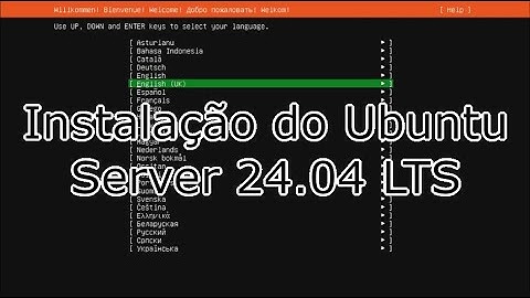 Instalação do Ubuntu Server 24.04 LTS | Tutorial