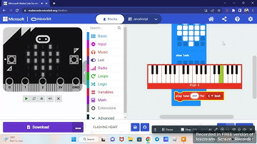 HOW TO DO FLASHING HEART IN MICROBIT
