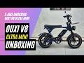🚲 OUXI V8 Ultra Mini E-Bike 🎁 Unboxing und Probefahrt (36V; 10,4AH; 250W)
