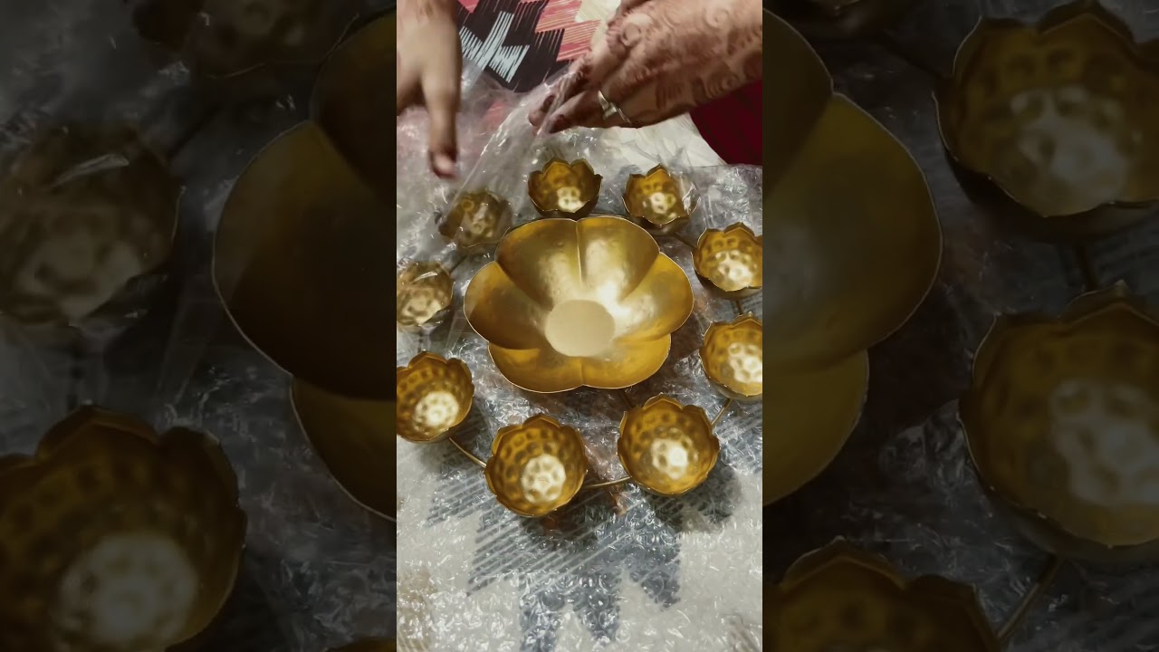 Amazon find urli , Rangoli set for pooja at 400 Rs 