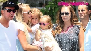 James & Petra Stunt, Tamara Ecclestone & Jay Rutland Have Lunch At Fred Segal 8.6.16