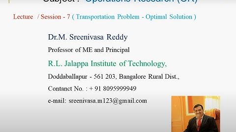 #Transportation Problem#Optimal Solution#OS #7#UV#MoDi#Method#VTU#Operation Research#OR#BE#MBA#MCA#