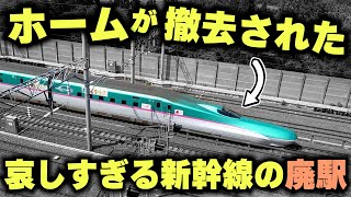 【新幹線の廃駅】ホームが撤去された悲しすぎる新幹線の駅