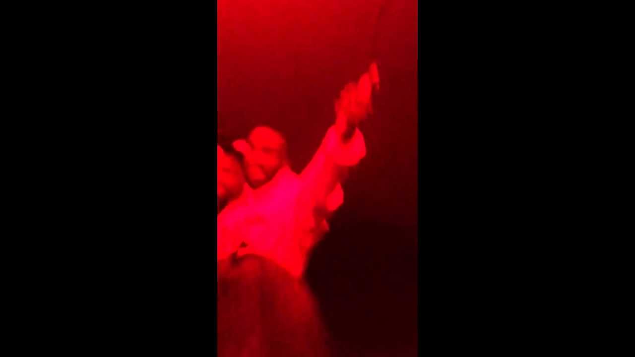 Kanye West Yeezus Listening LA- crammed in a large speaker w/ Chrys Odd Future Tyler & Justin Bieber