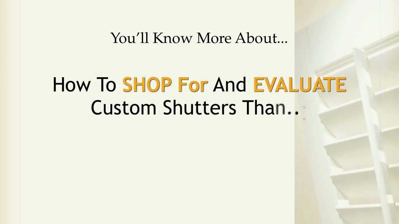 Interior Plantation Shutters Los Angeles, Santa Barbara