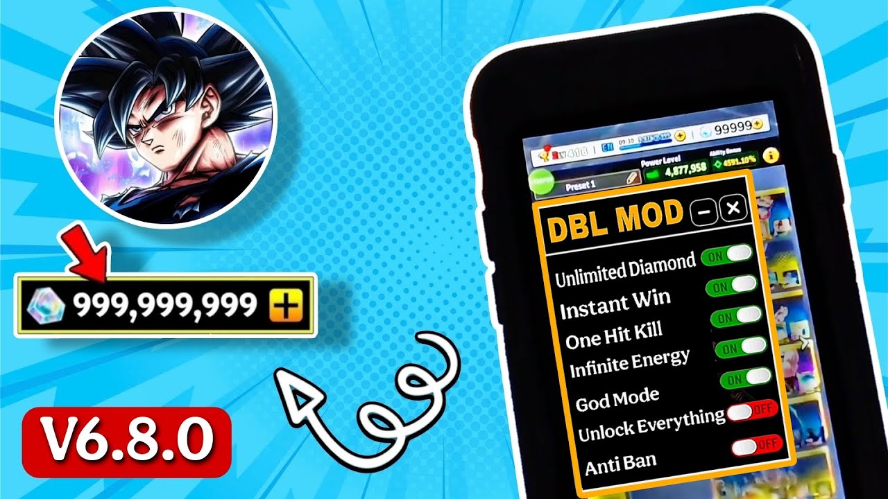 Dragon Ball Legends Mod Apk v6.8.0 | Unlimited Chrono Crystals | Dragon Ball Legends Mod Menu 2025