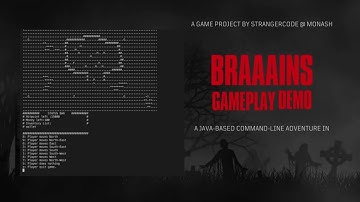 Java Project: Braaains Gameplay Demo