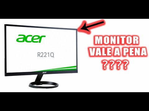 Unboxing monitor acer r221Q (Português)