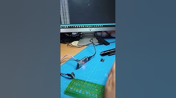 Distance measurement with micro LIDAR sensor VL53L01XV2