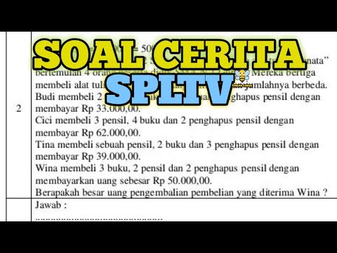 Terbaru Soal Cerita Spltv Youtube