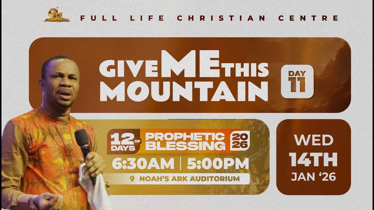 GIVE ME THIS MOUNTAIN || MORNING PRAYER AND FASTING || WITH REV. NTIA I. NTIA || 14TH JAN. 2026