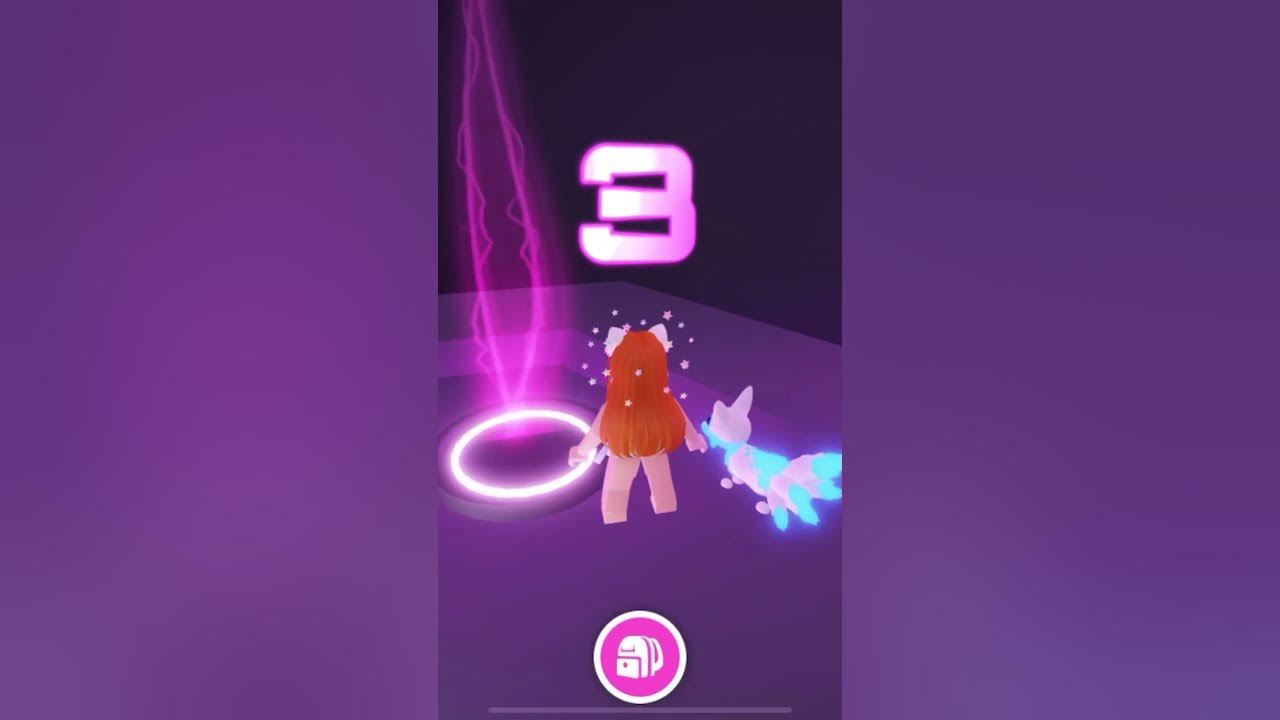 Making Mega Neon Glacier Kitsune in Adopt Me Winter Update 2023 and