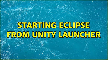 Ubuntu: Starting eclipse from unity launcher
