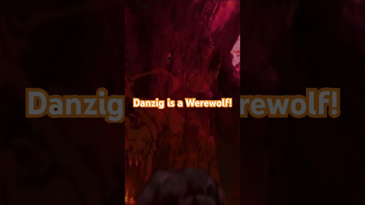 Danzig transforms into a howling werewolf  