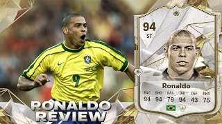 ¿OBLIGATORIO? 🤔 94 RONALDO NAZARIO EA FC 24 ICONO BASE SBC REVIEW